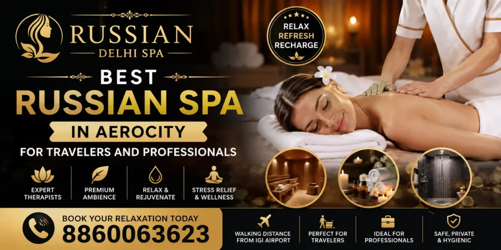 Russian spa in Aerocity for travelers